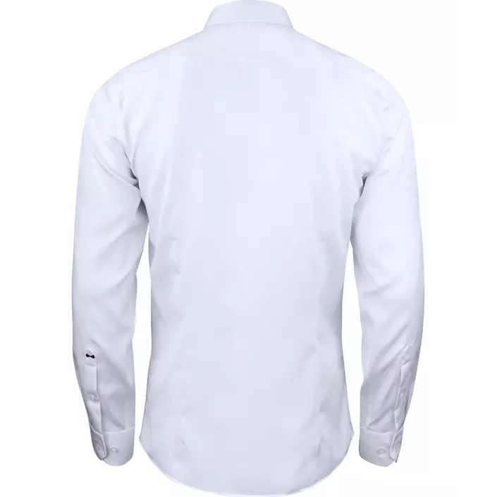 J. Harvest & Frost Twill Green Bow O1 slim fit skjorte, Hvid, large image number 2