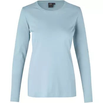 ID Interlock long-sleeved women's T-shirt, Light blue
