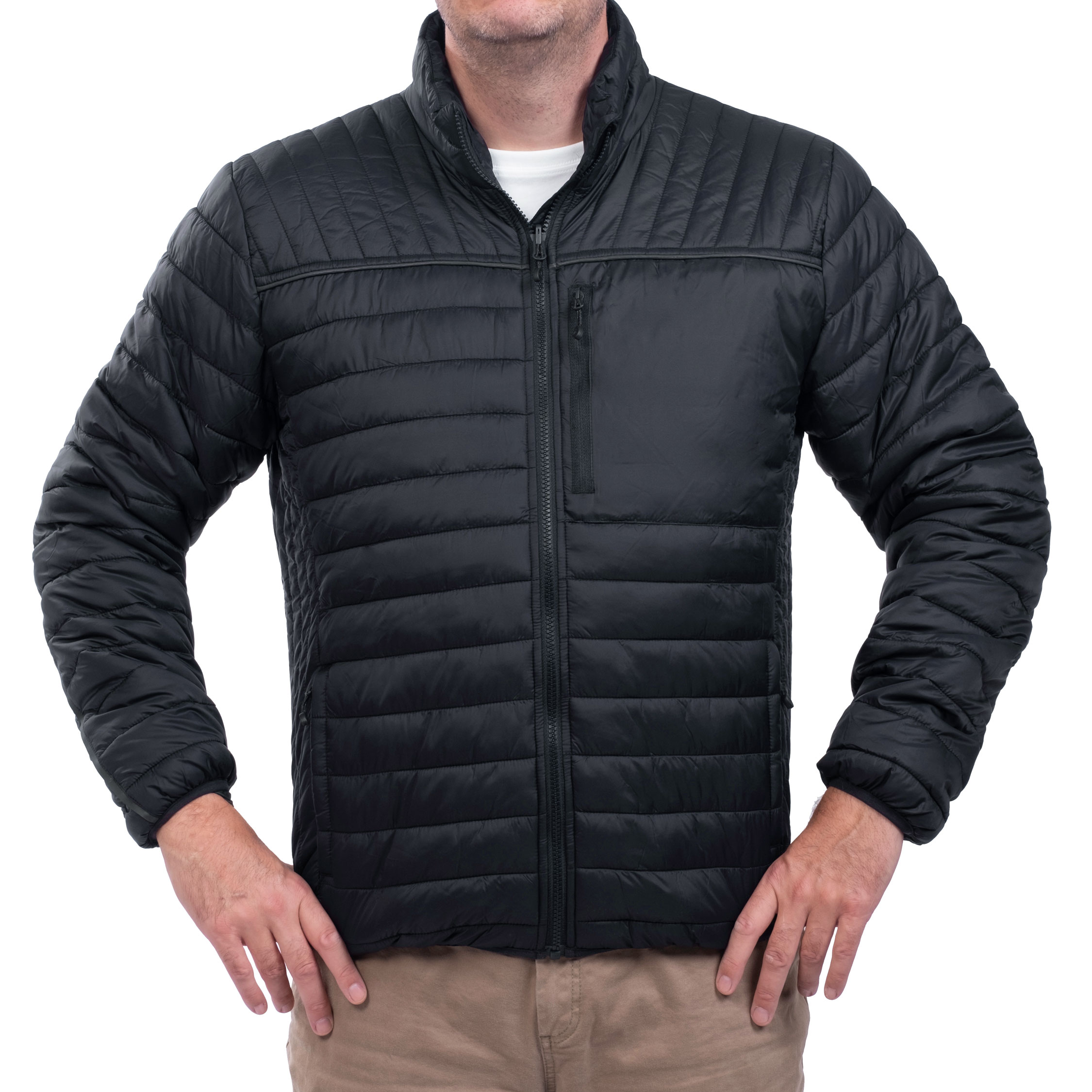 Pitch Stone Active-Pro Zip-in Steppjacke, Black