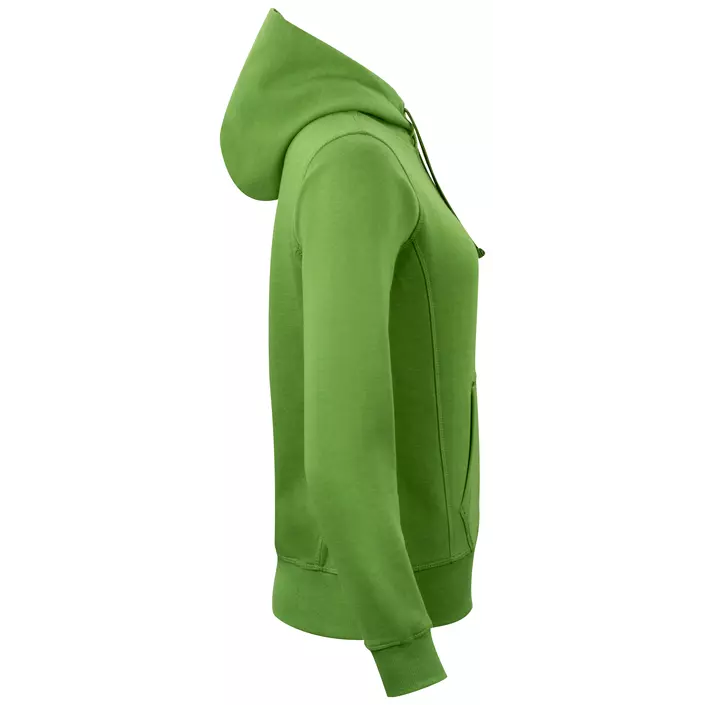 Clique Classic hoodie dam, Green Melange, large image number 2