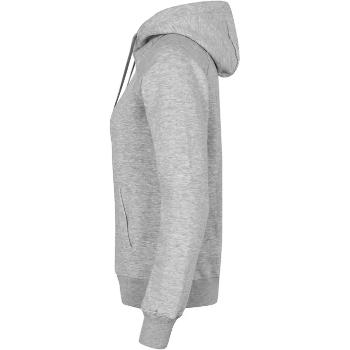 ID hoodie med dragkedja dam, Lys Grå Melange, large image number 2