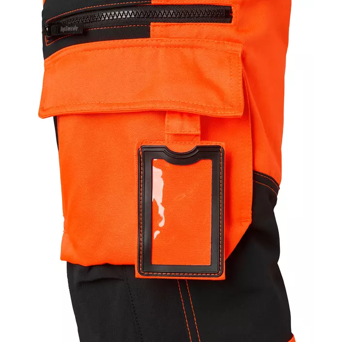 Top Swede Handwerkerhose 236, Hi-Vis Orange/Schwarz, large image number 4