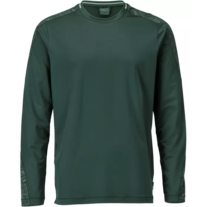 Mascot Customized long-sleeved T-shirt, Forest Green, large image number 0