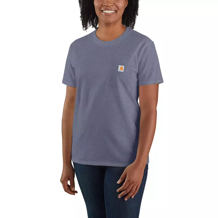 Carhartt Workwear dame T-skjorte, Grey Heather, large image number 1