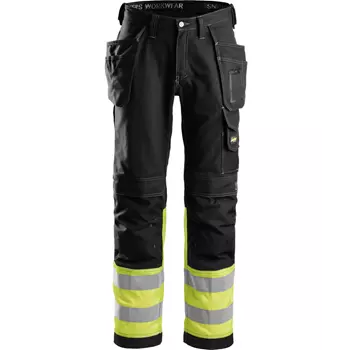 Snickers craftsman trousers 3235, Black/Yellow
