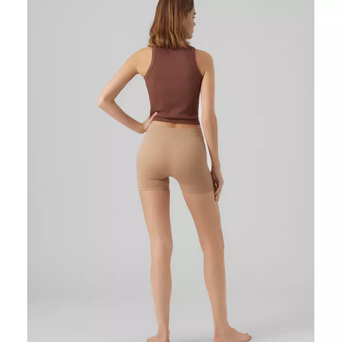 Vero Moda VMJACKIE korta seamless innershorts dam, Tan, large image number 5