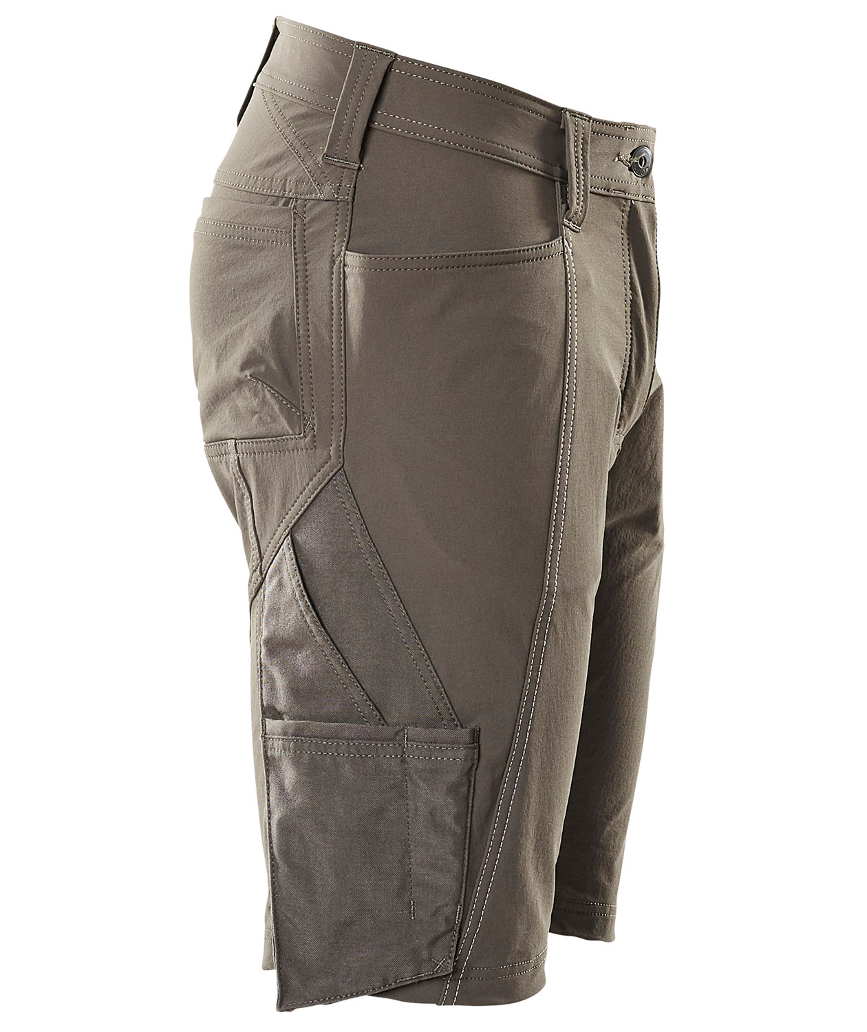 Mascot Accelerate diamond fit dame serviceshorts full stretch, M&oslash;rk Antracit, large image number 2