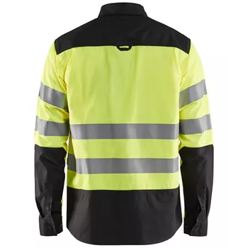 Blåkläder work shirt, Hi-vis Yellow/Black