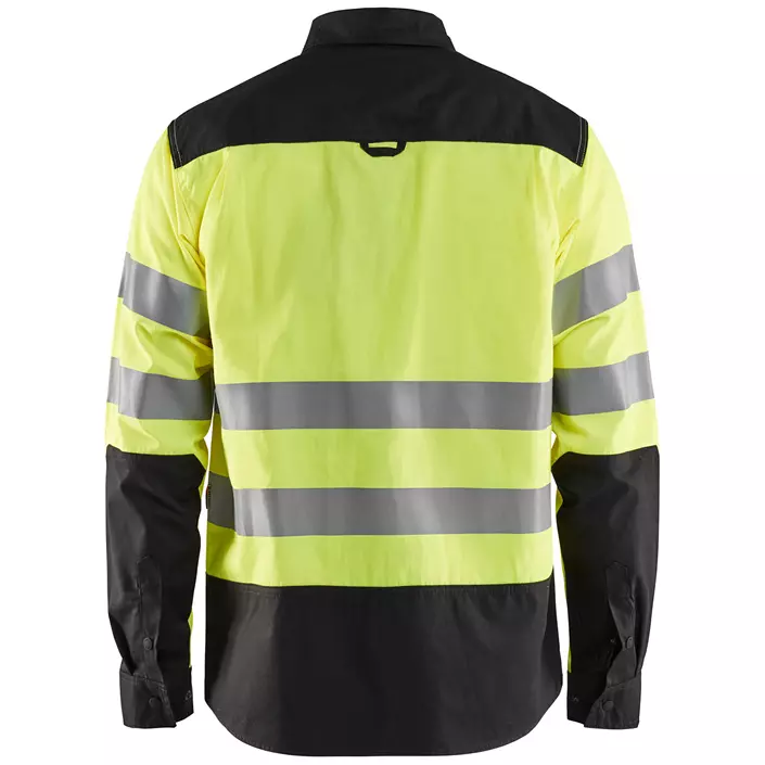 Blåkläder work shirt, Hi-vis Yellow/Black, large image number 1