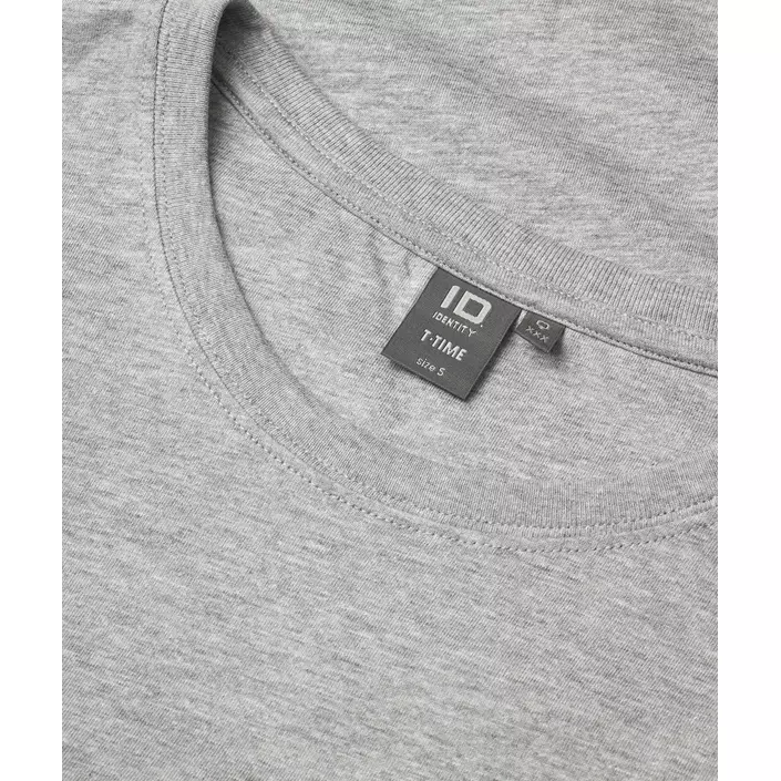 ID T-Time Damen T-Shirt, Grau Melange, large image number 3
