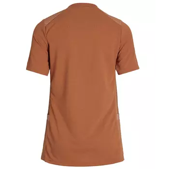 Kentaur dame pique T-shirt, Orange Melange