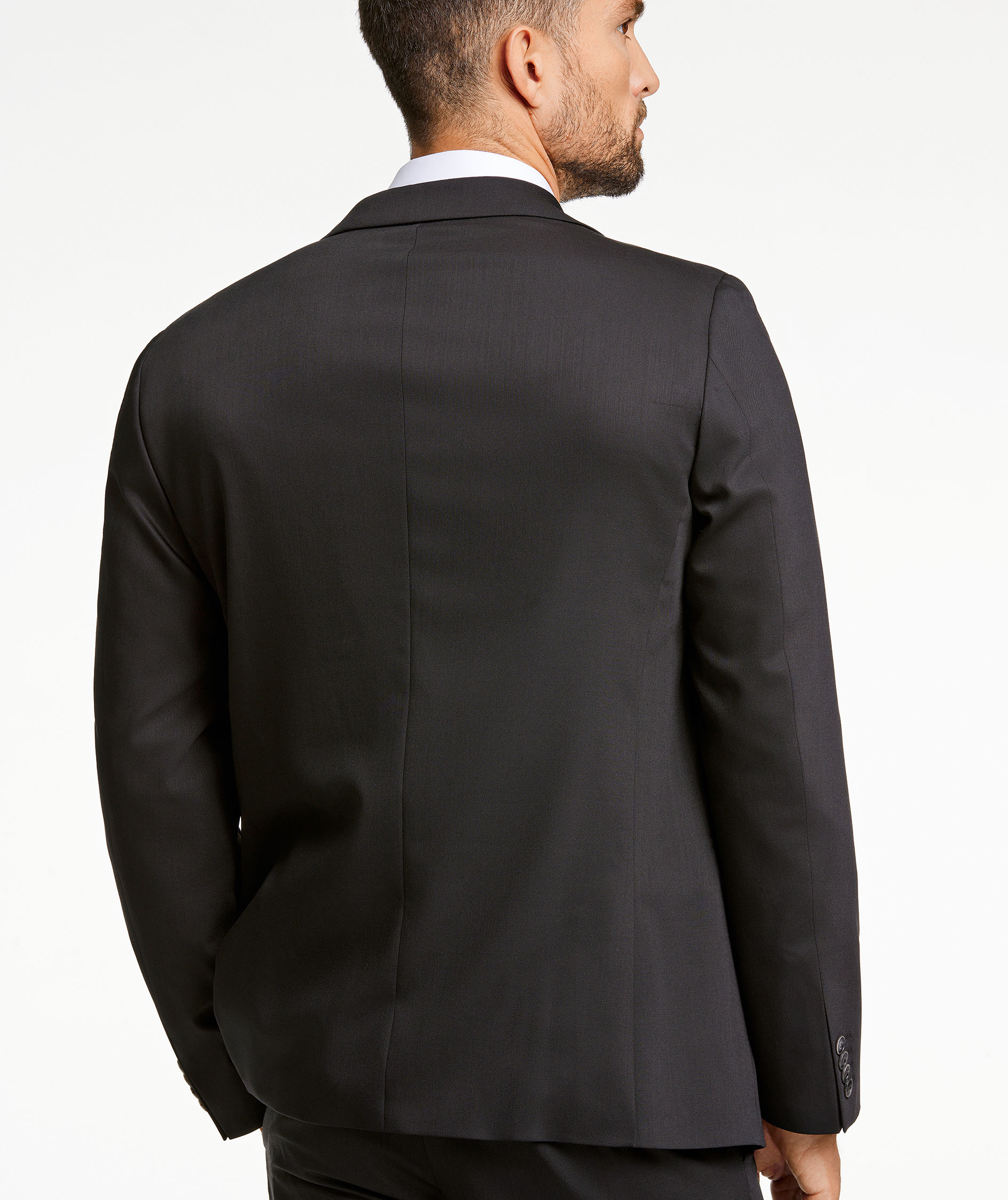 Lindbergh Modern fit blazer with wool, Black, large image number 10