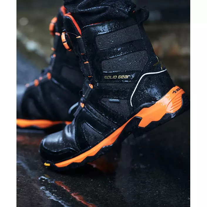 Solid Gear Tigris GTX AG High safety boots S3, Black/Orange, large image number 2