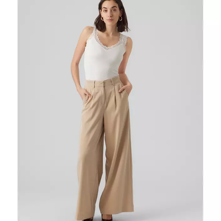 Vero Moda VMROSA linne dam, Snow White, large image number 4