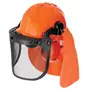 Kramp Premium forest helmet package, Orange/Black