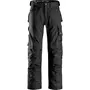 Snickers Canvas+ work trousers, Black