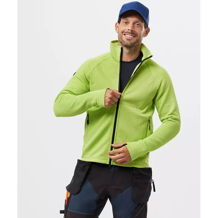Snickers FlexiWork cardigan 8404, Lime, large image number 1