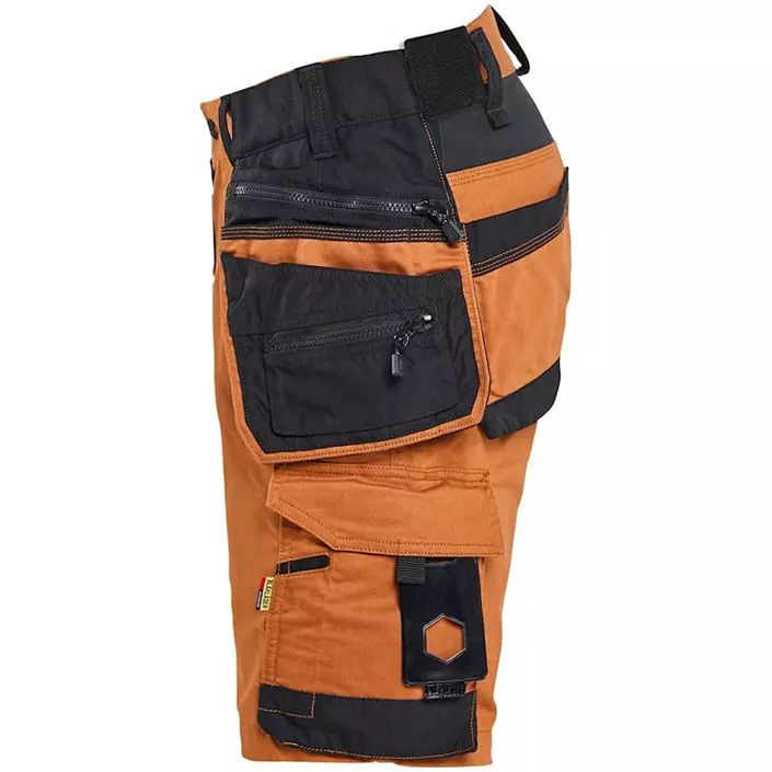 Blåkläder Striker håndværkershorts, Rust/sort, large image number 3