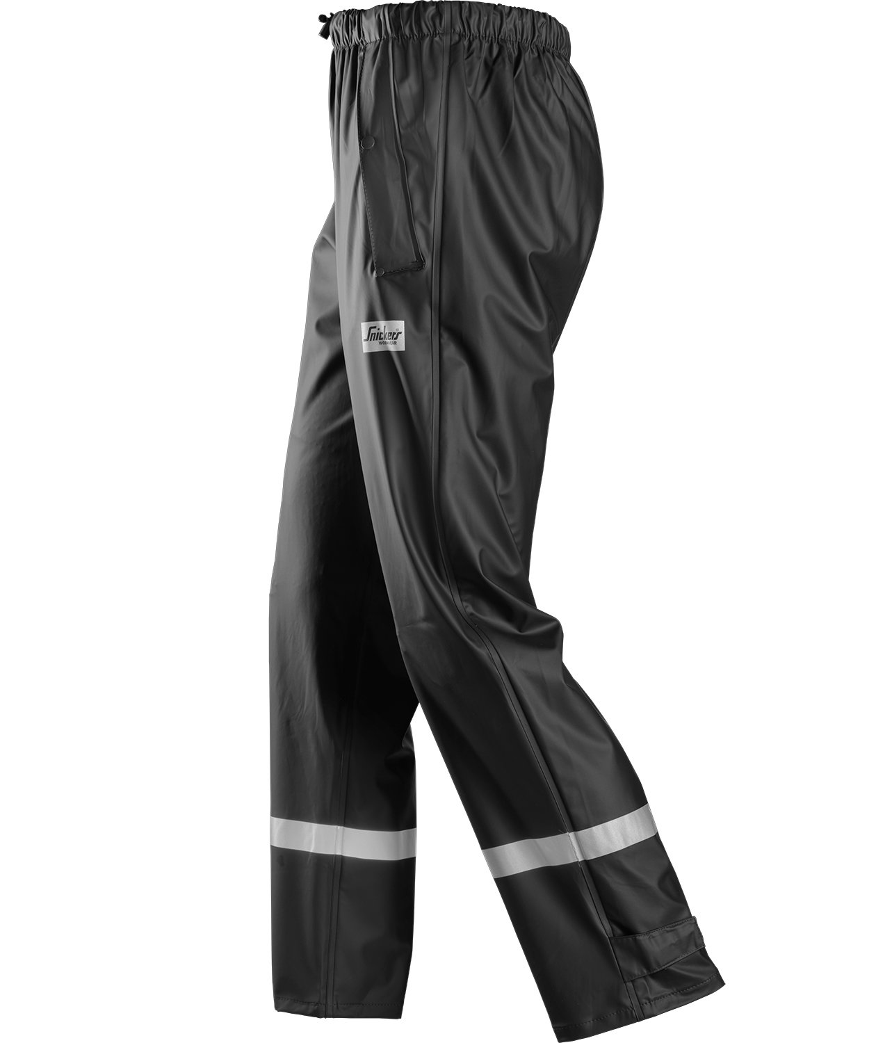 Snickers PU regnbyxa, Svart, large image number 2