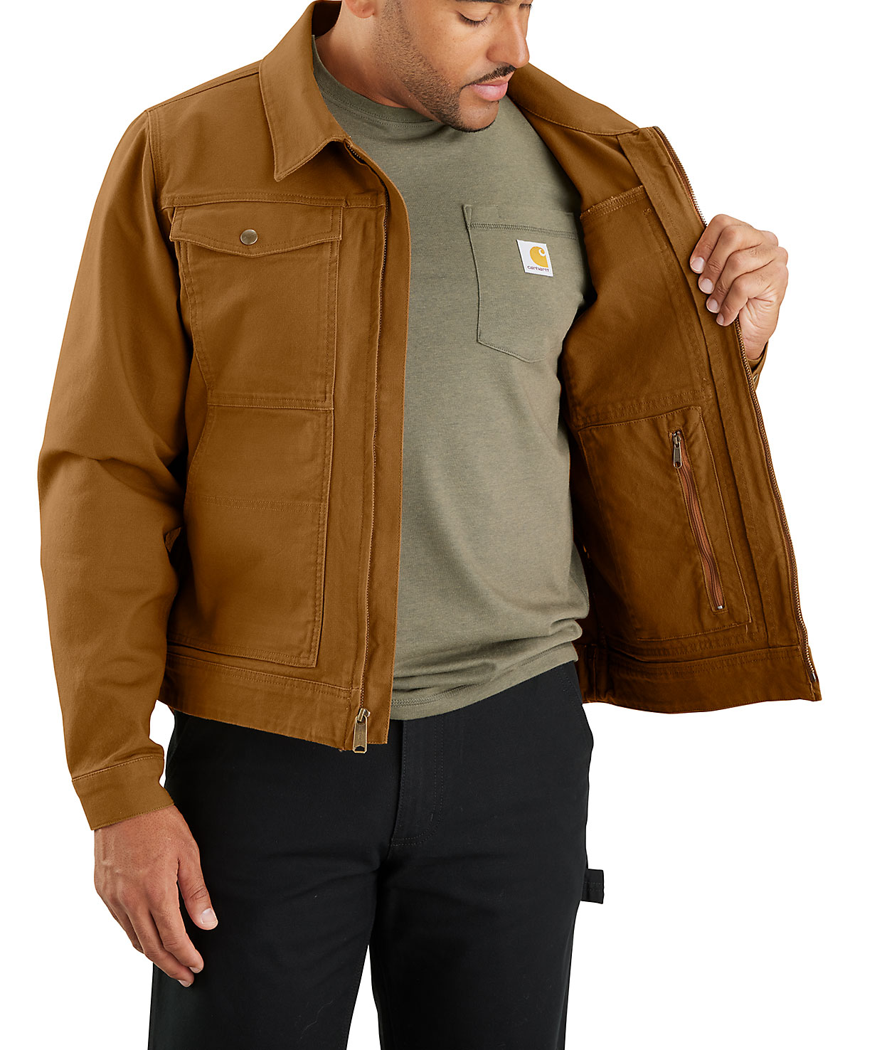 Carhartt Duck jakke, Carhartt Brown, large image number 2