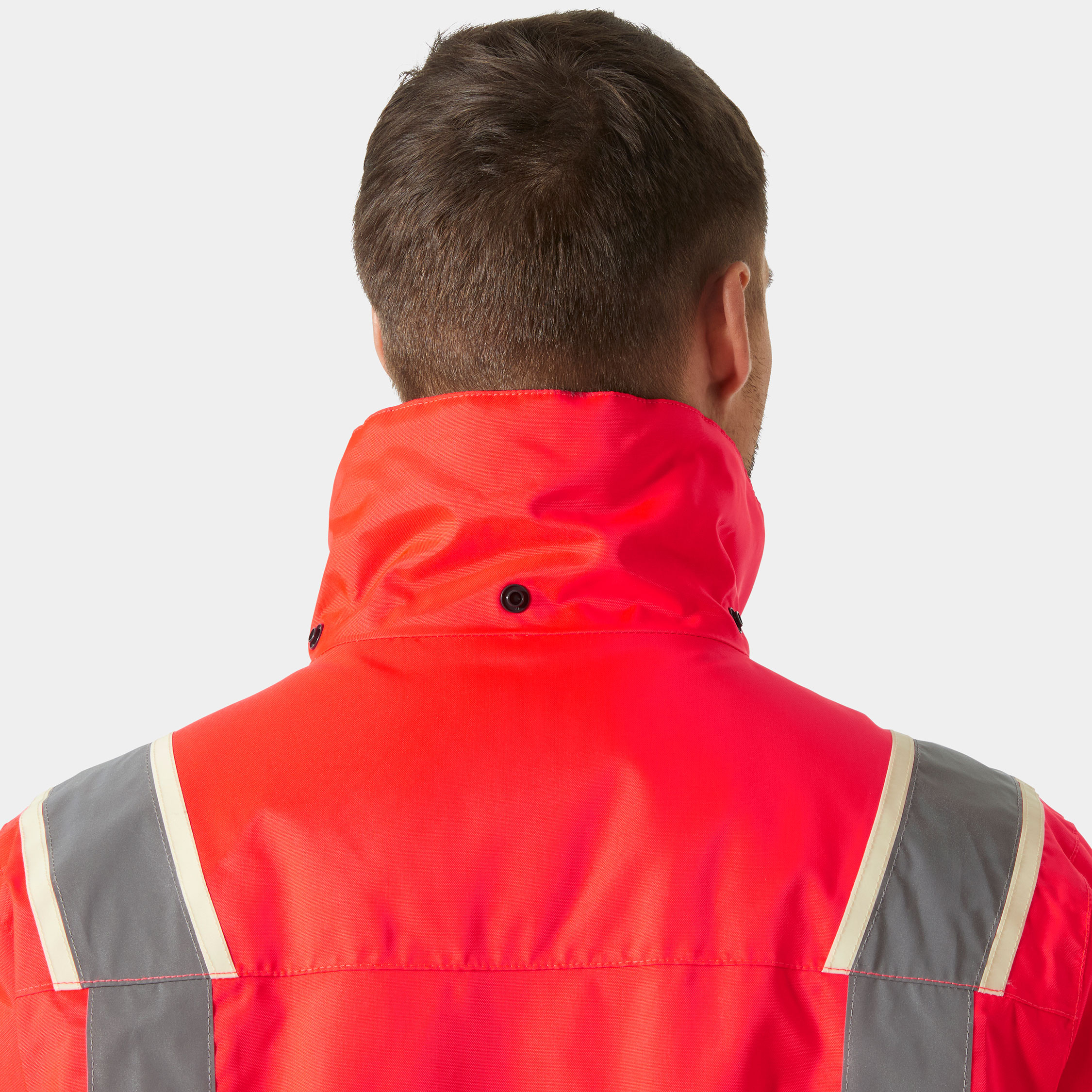 Helly Hansen UC-ME winter jacket, Hi-Vis Red, large image number 6