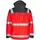 Engel Safety Shell Jacke, Hi-vis rot/grau, Hi-vis rot/grau, swatch