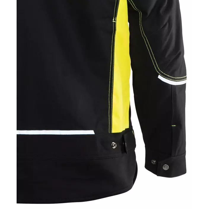 Blåkläder winter work jacket, Black/Yellow, large image number 3