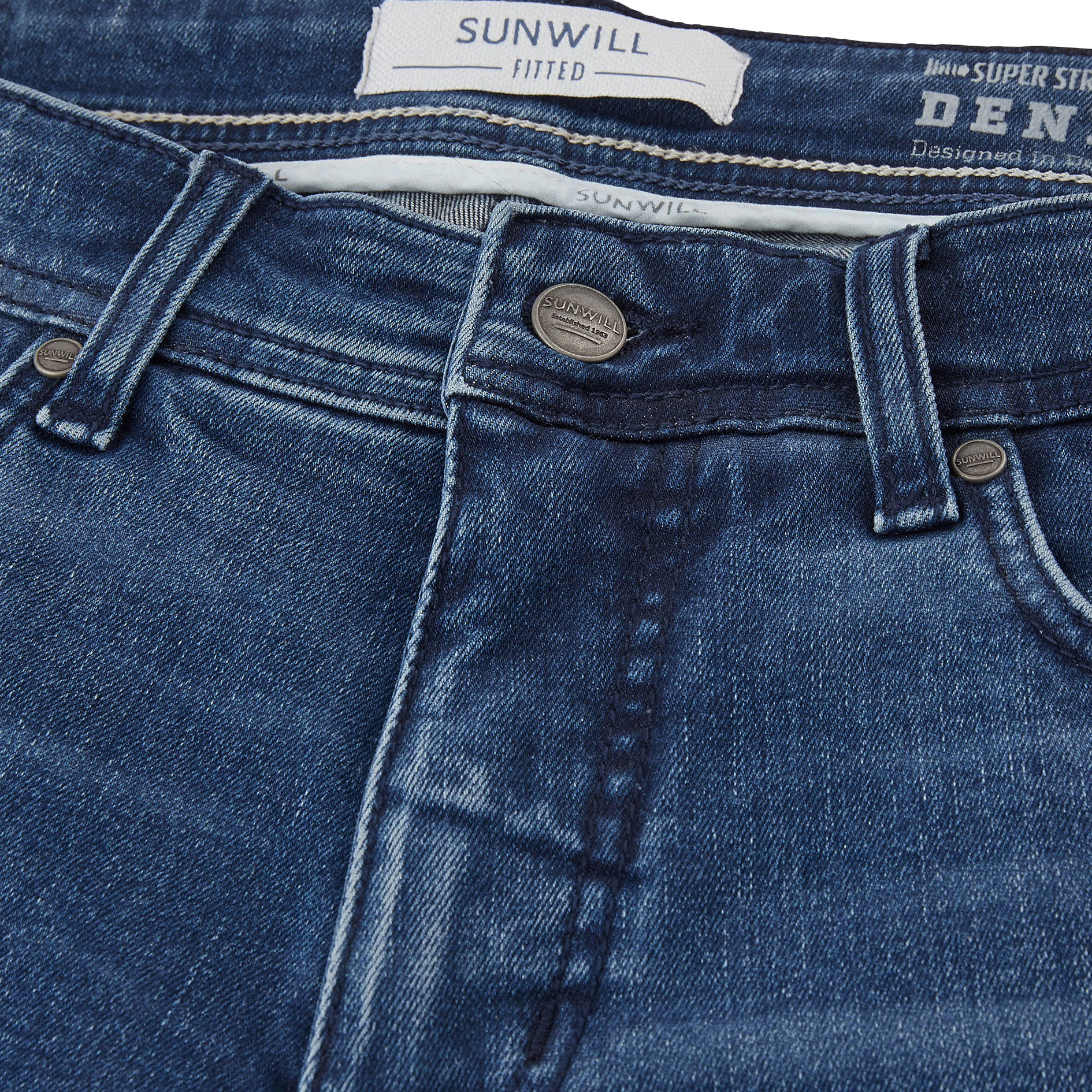 Sunwill Denim shorts, Medium Blue, large image number 2