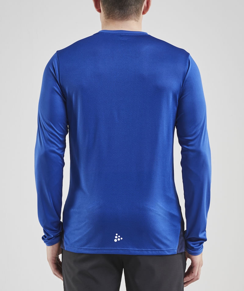 Craft Pro Control Impact l&aring;ng&auml;rmad T-shirt, Navy/Club cobolt, large image number 3