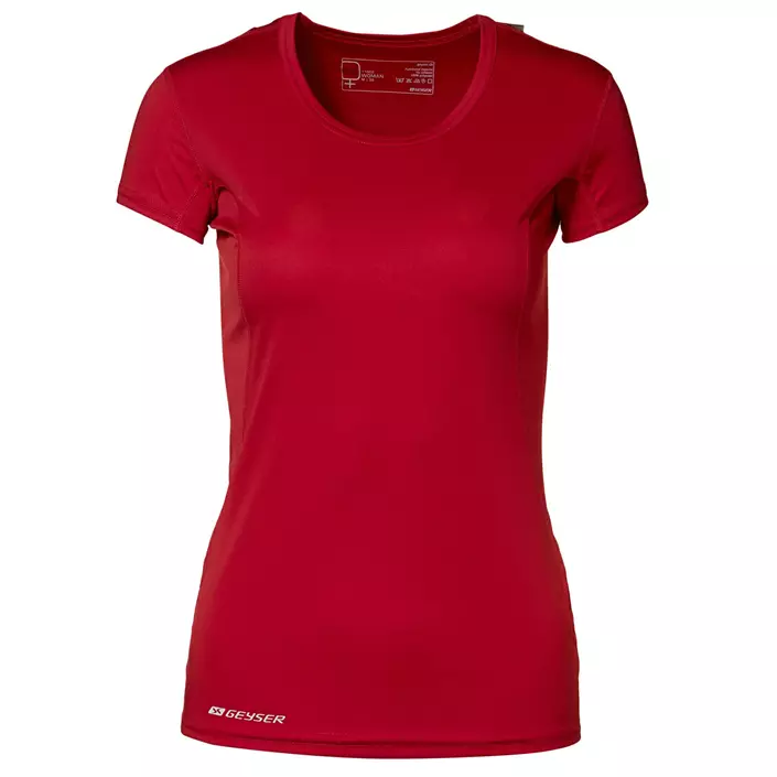 GEYSER dame løbe T-shirt Active, Rød, large image number 0