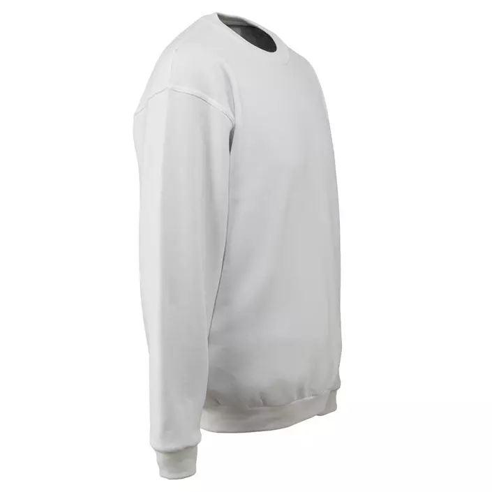 Mascot Crossover Caribien sweatshirt work sweatshirt, White, large image number 3