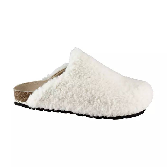 Sanita Saalbach Recycled Bio dame sandal hjemmesko, Offwhite, large image number 0