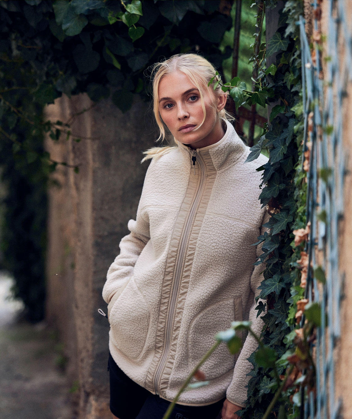 Tenson Yoke women's pile fleece jacket