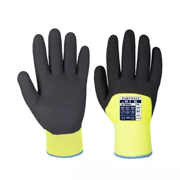 Portwest A146 winter work gloves, Yellow/Black