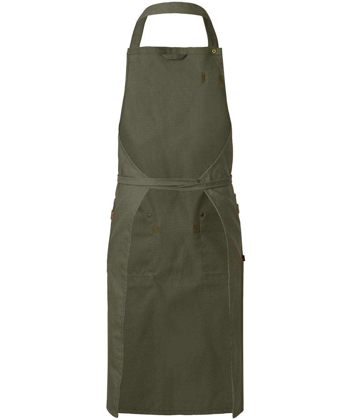 Segers 4093 bib apron, Olive green, Olive green, large image number 3