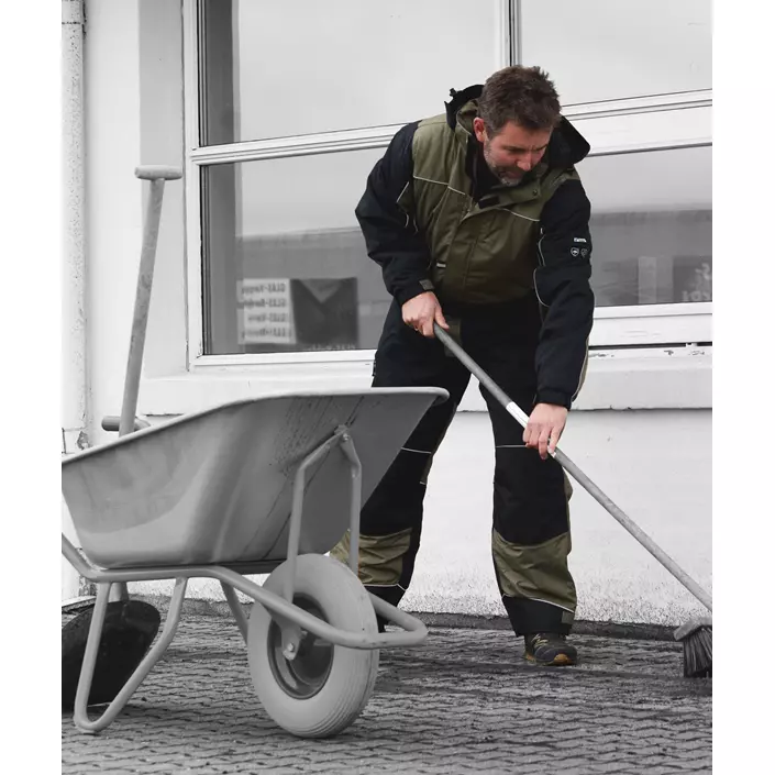 Lyngsøe vinteroverall, Olivgrön/Svart, large image number 1