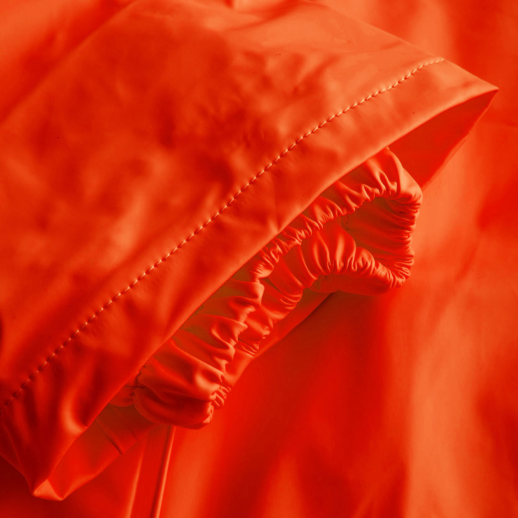 Lyngs&oslash;e Multinorm PU regndragt, Hi-vis Orange, large image number 2