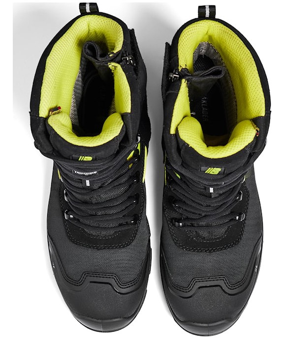 Bl&aring;kl&auml;der Storm winter safety boots S3, Black/Hi-Vis Yellow, large image number 2