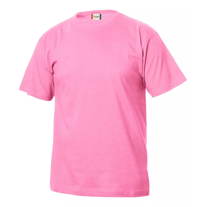 Clique Basic T-skjorte for barn, Lyserosa, large image number 0