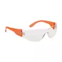 Portwest PW32 wrap around Schutzbrille, Klar/Orange, Klar/Orange Portwest PW32 wrap around Schutzbrille, Klar/Orange