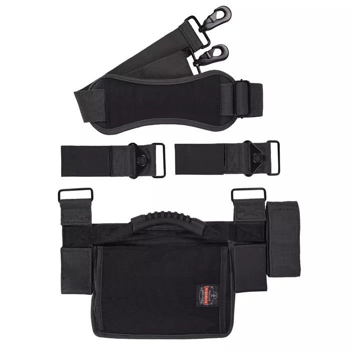 Ergodyne Arsenal 5300 ladder shoulder lifting strap and carrying handle, Black, Black, large image number 0