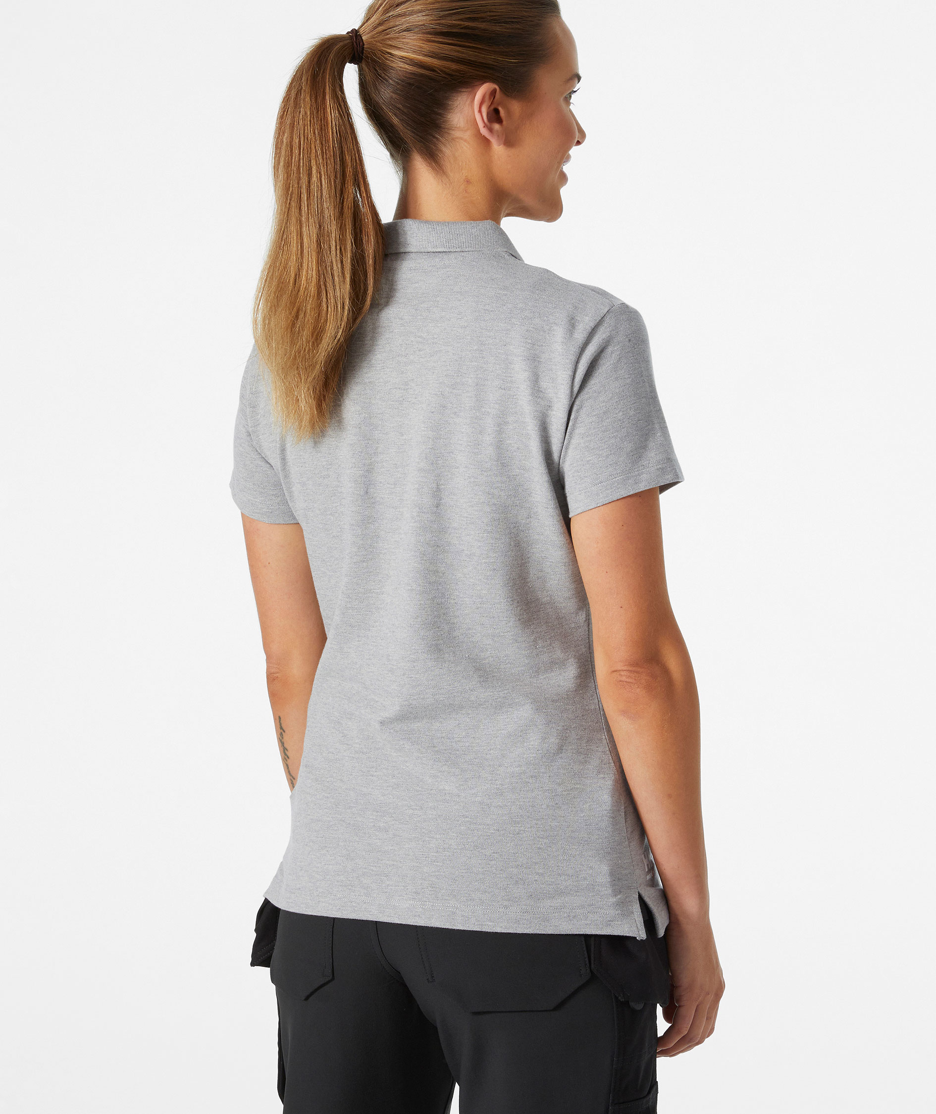 Helly Hansen Classic dame polo T-shirt, Grey melange , large image number 3