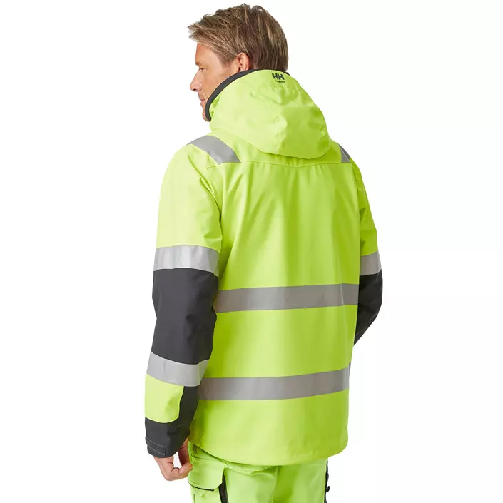 Helly Hansen Alna 2.0 shell jacket, Hi-vis yellow/charcoal, large image number 3
