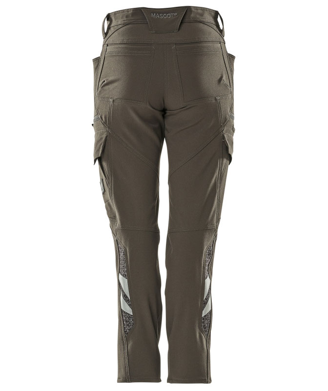 Mascot Accelerate diamond fit servicebukse dame full stretch, M&oslash;rk Antrasitt