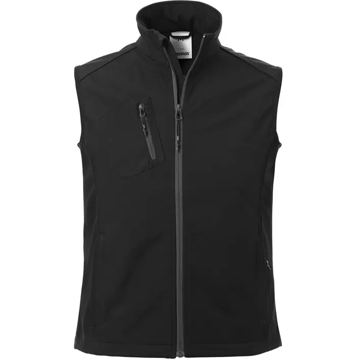 Fristads Acode softshell vest, Black, large image number 0