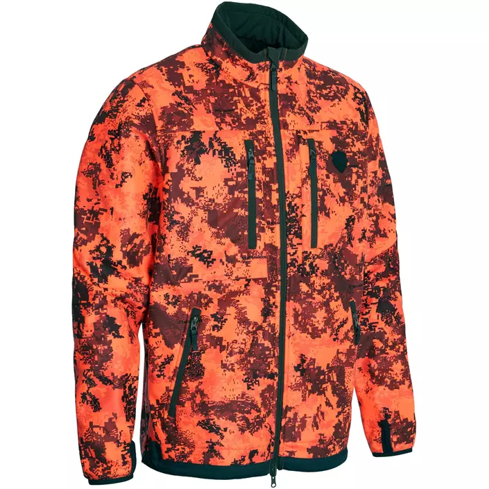 Northern Hunting Franke reversible fleece jacket, Green/Blaze Camouflage, large image number 4