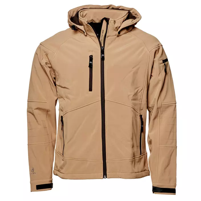 Elka softshell jacket, Sand, large image number 0