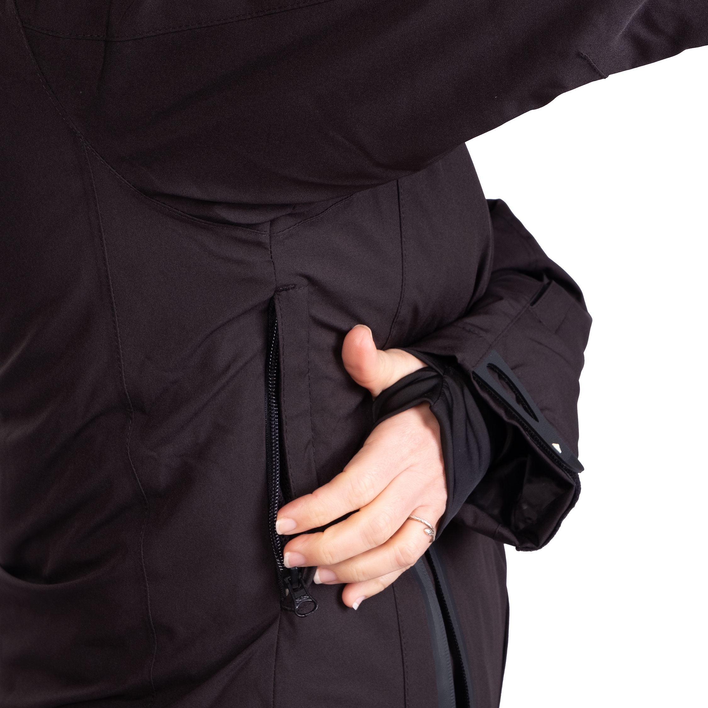 Pitch Stone dame skijakke, Black, large image number 6