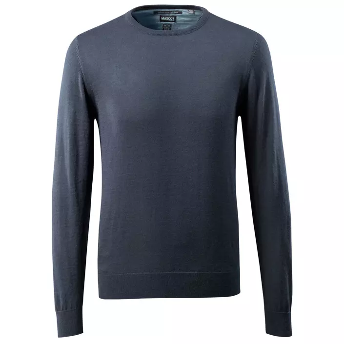 Mascot Frontline knitted sweater with merino wool, Dark Marine Blue, large image number 0