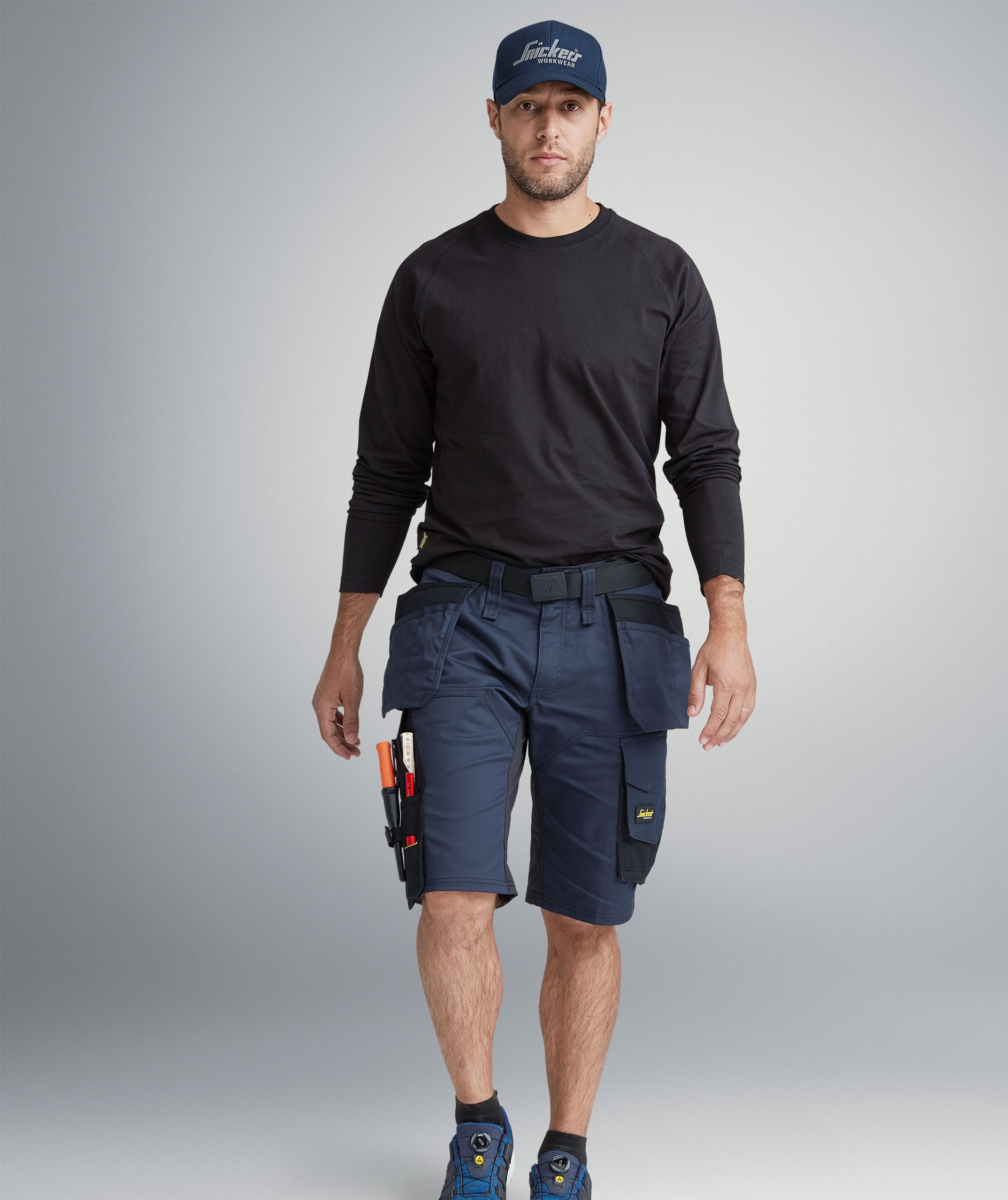 Snickers logo cap, Navy/Black